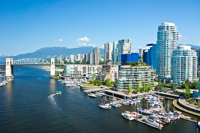 Skyline von Vancouver in Kanada