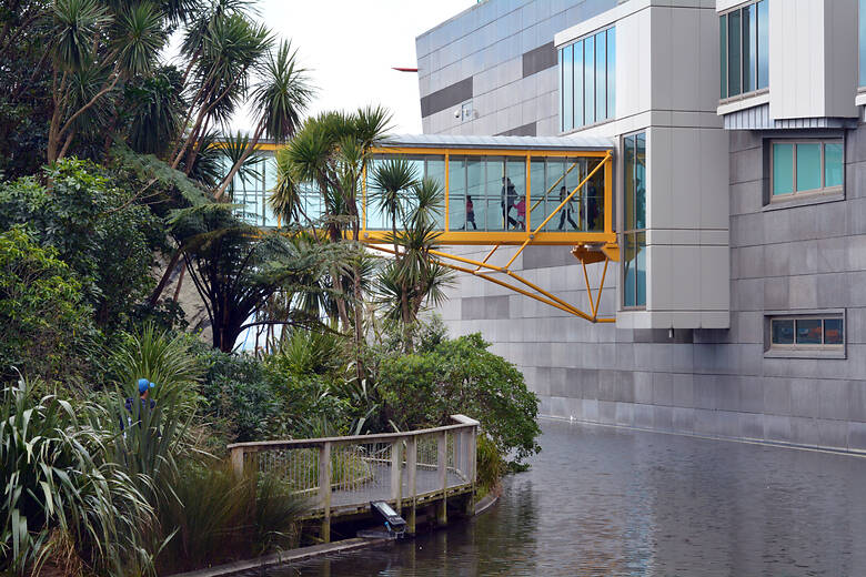 Museum in Wellington in Neuseeland 