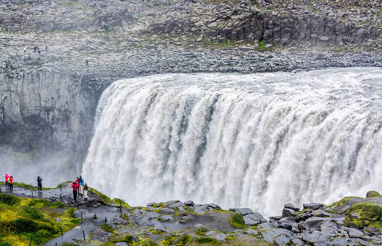 Dettifoss-Wasserfall im Vatnajökull-Nationalpark in Island