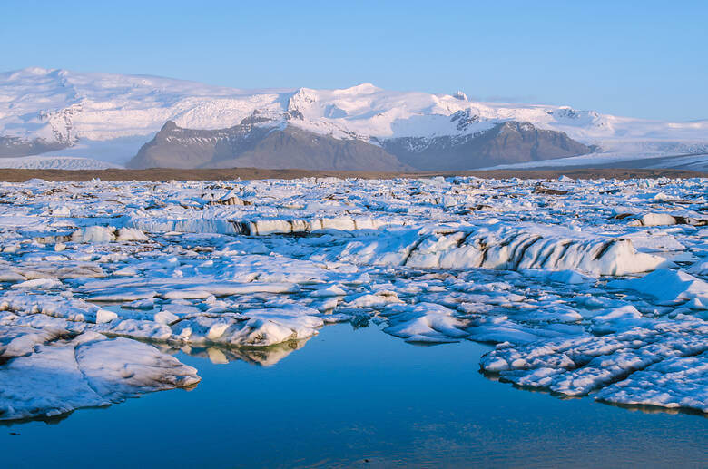 Gletschersee Jökulsárlón im Vatnajökull-Nationalpark in Island