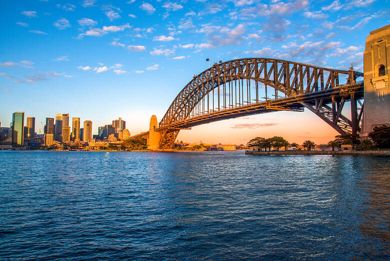 Sydney Hafen in den Abendstunden