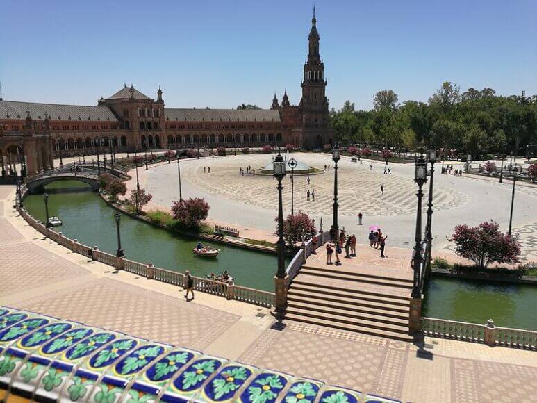 Der Plaza de España in Sevilla