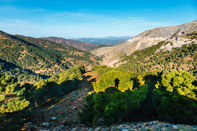 Berglandschaft in Andalusien