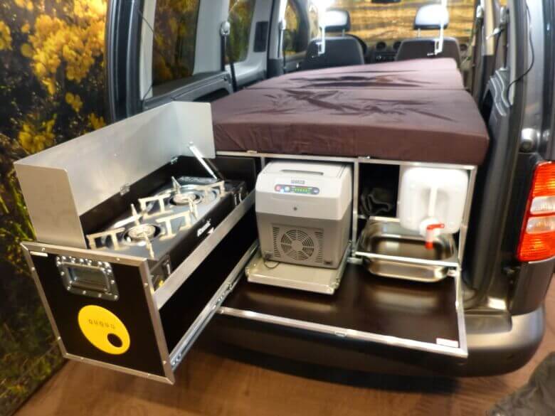 Die QUQUQ-Campingbox - das Auto wird zum Wohnmobil