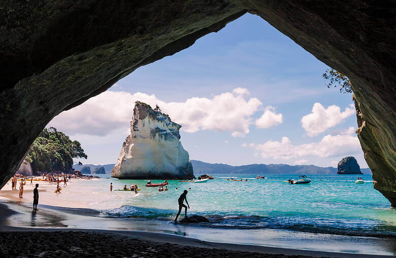 Cathedral Cove in Neuseeland 