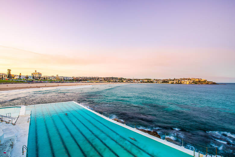 Pool am Bondi Beach in Sydney