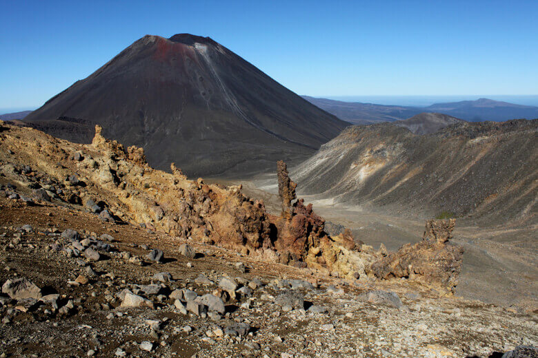 Mount Ngauruhoe im Tongariro National Park