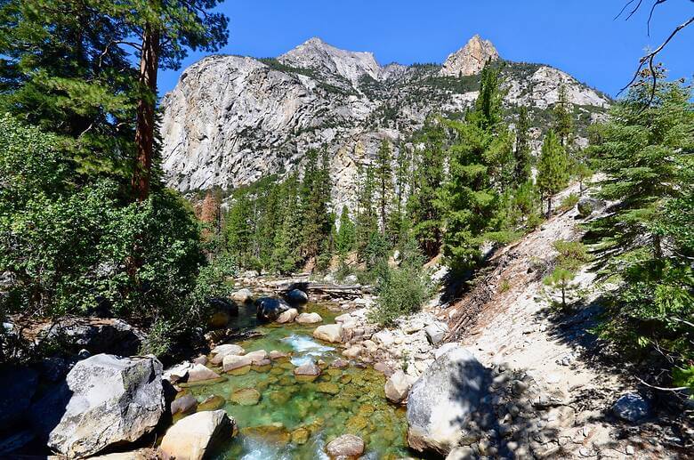 Fluss im Kings Canyon National Park