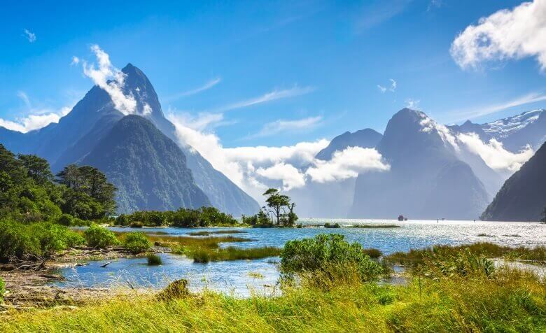 Bildschöne Berge und Fjorde auf Neuseelands Südinsel