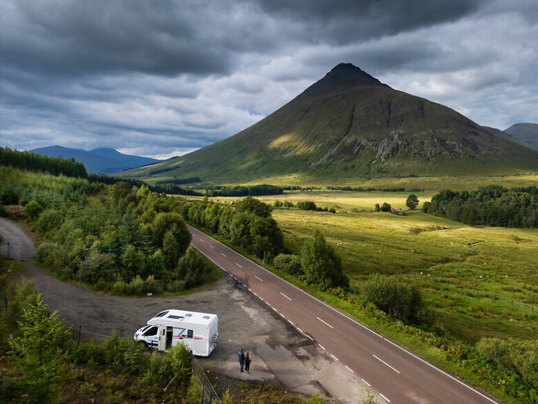 Wohnmobil-Rundreise durch die schottischen Highlands