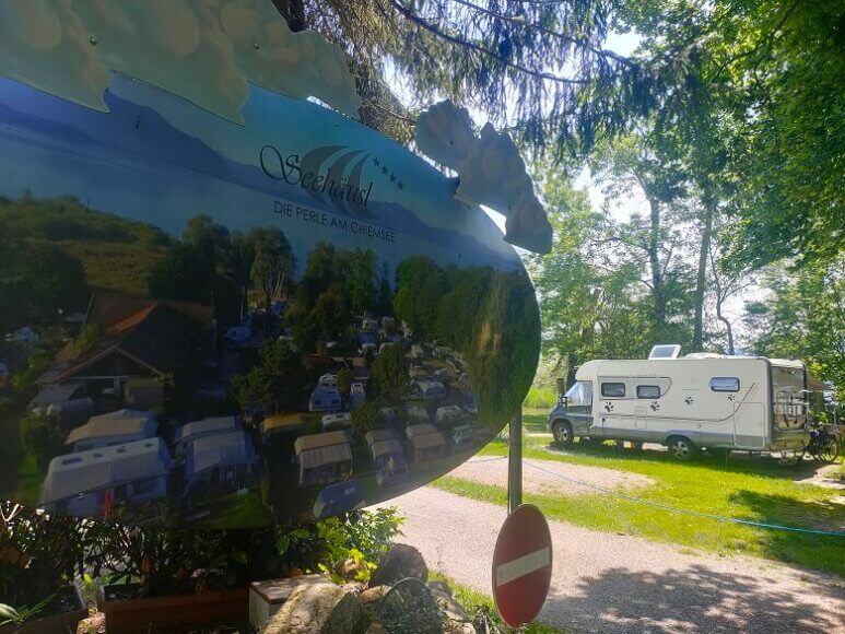 Campingplatz Seehäusl am Chiemsee in Bayern