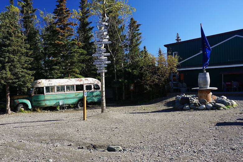 Der Magic Bus aus dem Film Into the Wild in Alaska