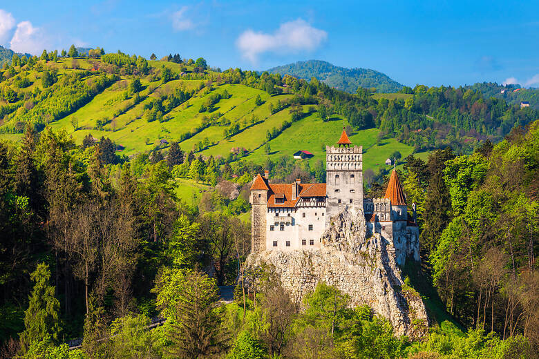 Schloss Bran in den rumänischen Alpen