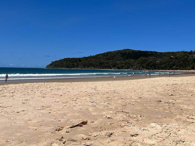 Strand an der australischen Ostküste