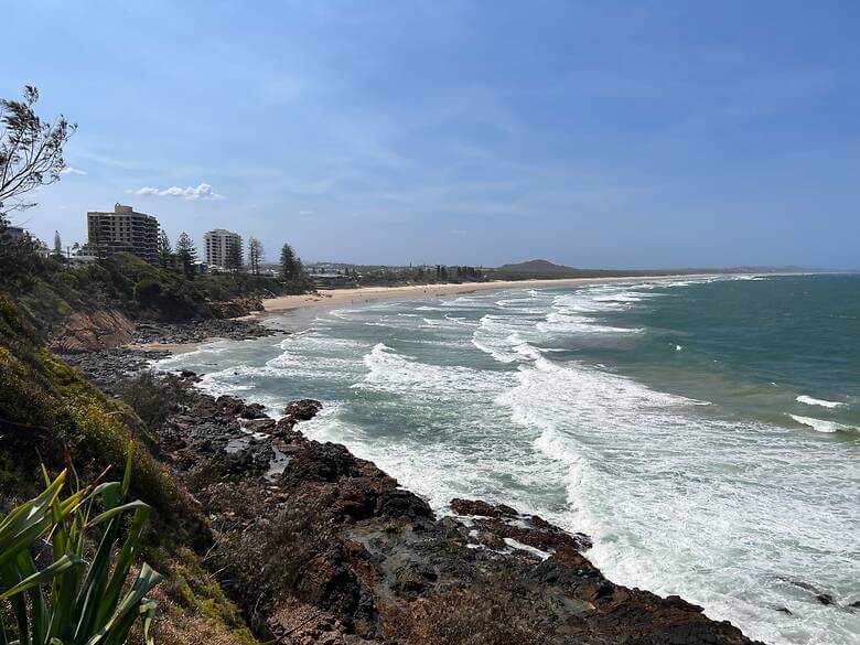 Strand an der Sunshine Coast in Australien