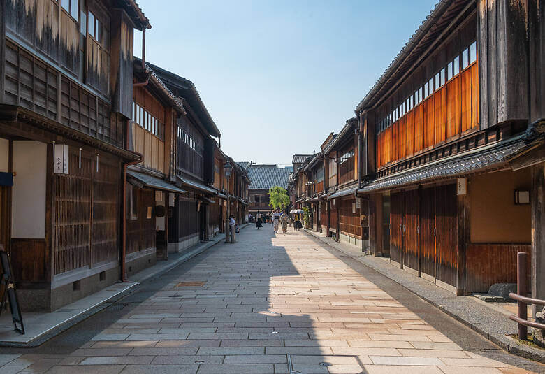 Traditionelles Teehausviertel in Kanazawa