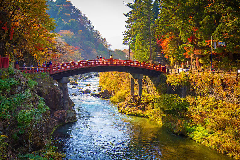 Laubfärbung im Nikko-Nationalpark 